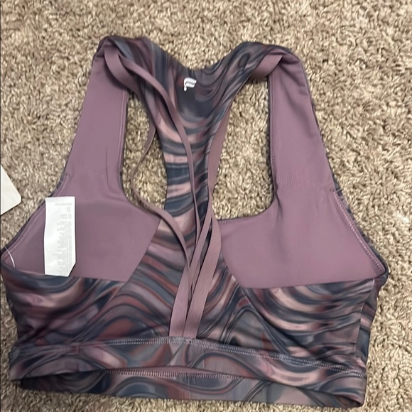 Marble Print Sports Bra - Picture 2 of 2